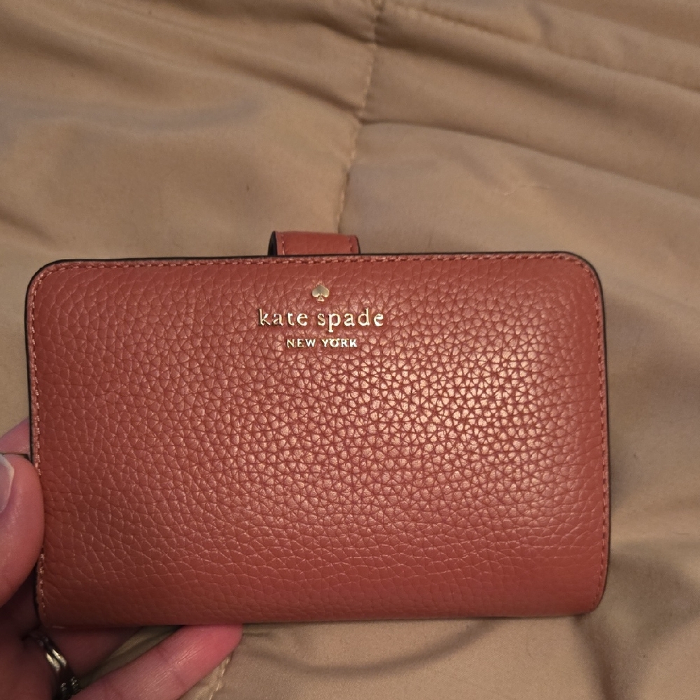 Kate Spade Pink Leather Card Holder